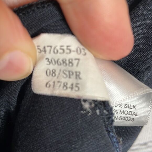 Banana Republic Silk & Modal Black Baby Doll top size XS - Picture 7 of 8